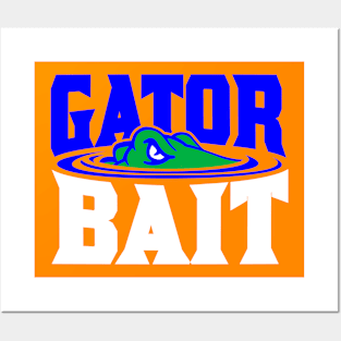 Gator Bait! - On Orange Posters and Art